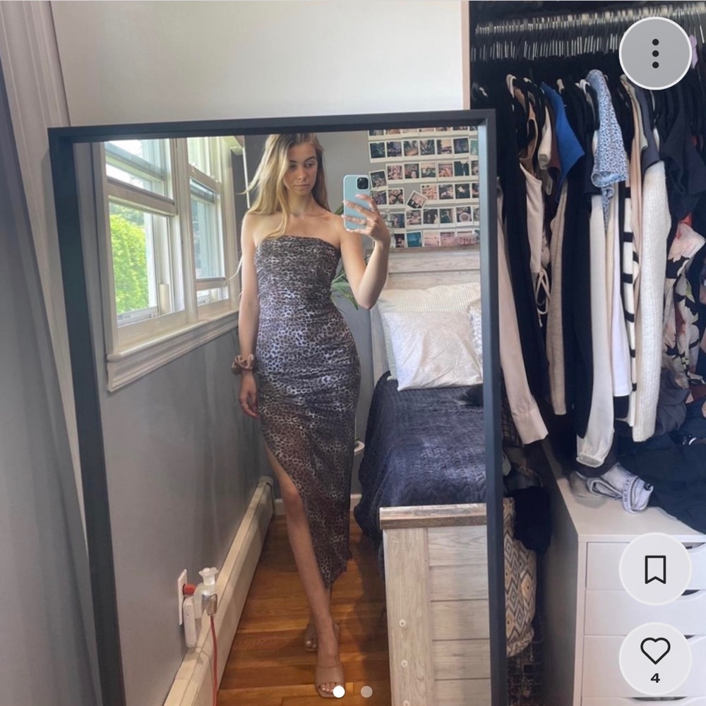 🐆🤎 Cheetah print slip dress
